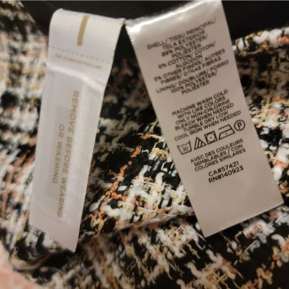 NEW LOFT Ann Taylor Tweed Shimmer Shift Skirt - Picture 8 of 10